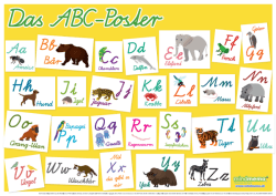 Das ABC-Poster